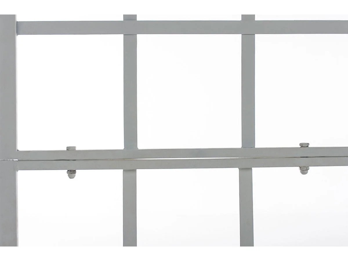 Treillis décoration mural jardin métal blanche 40 x 1 x 198 cm 10_0003903