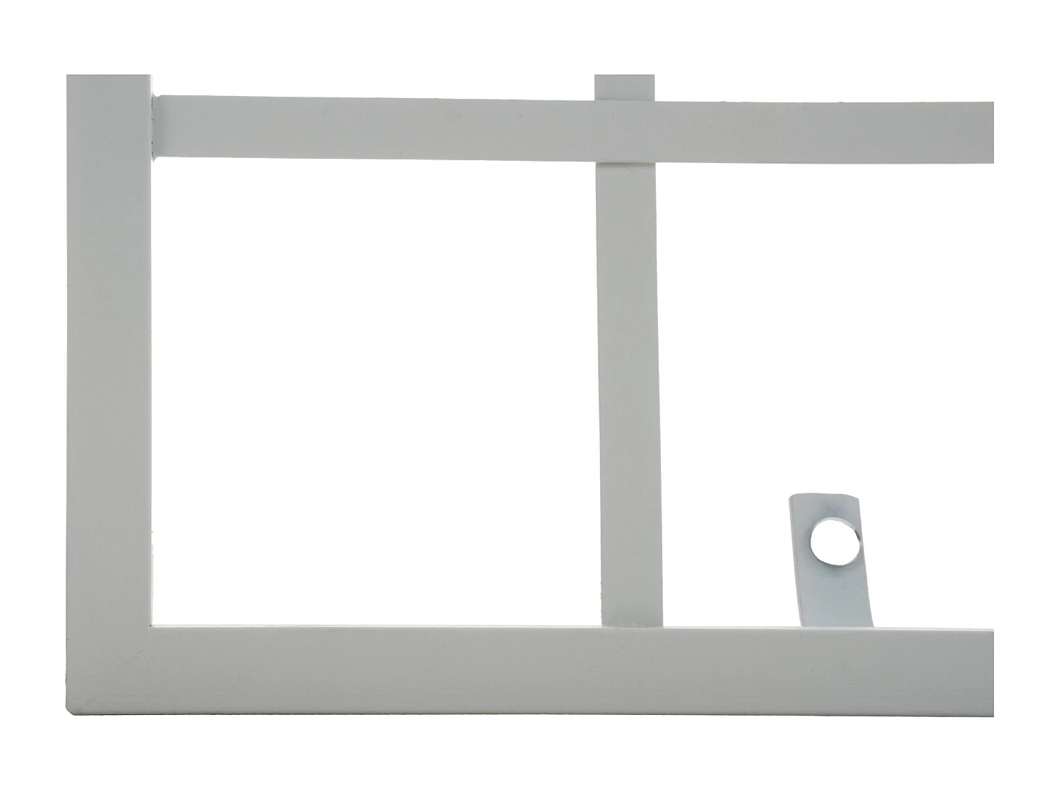 Set de 2 treillis métal blanche 40 x 1 x 198 cm 10_0003851