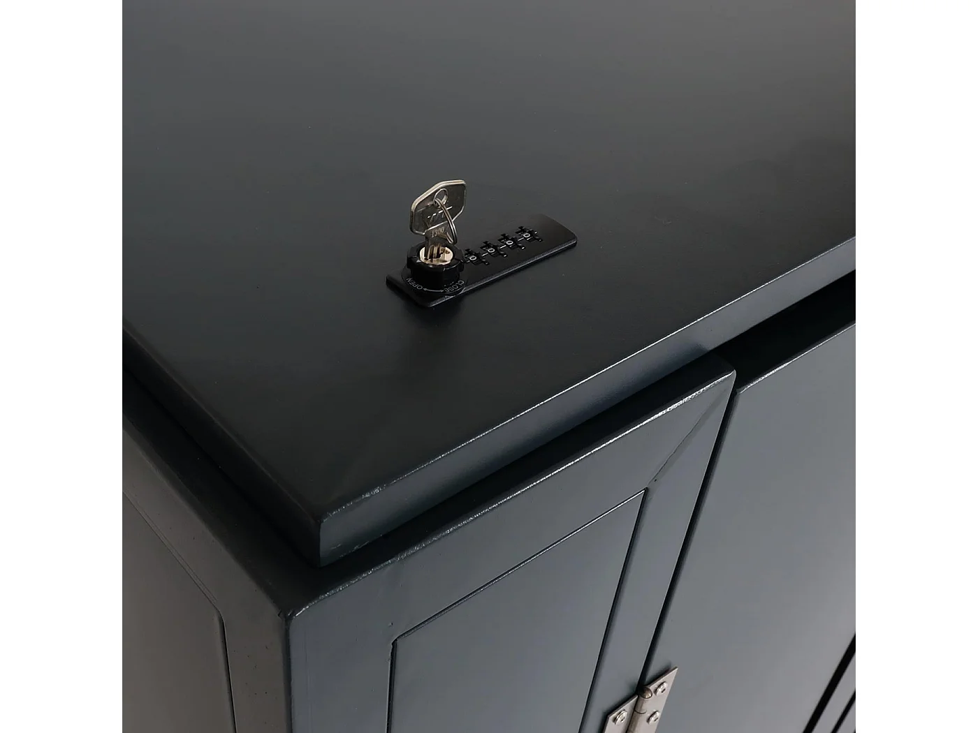 Abri à vélos avec métal argentée 202 x 150 x 121 cm 04_0006970