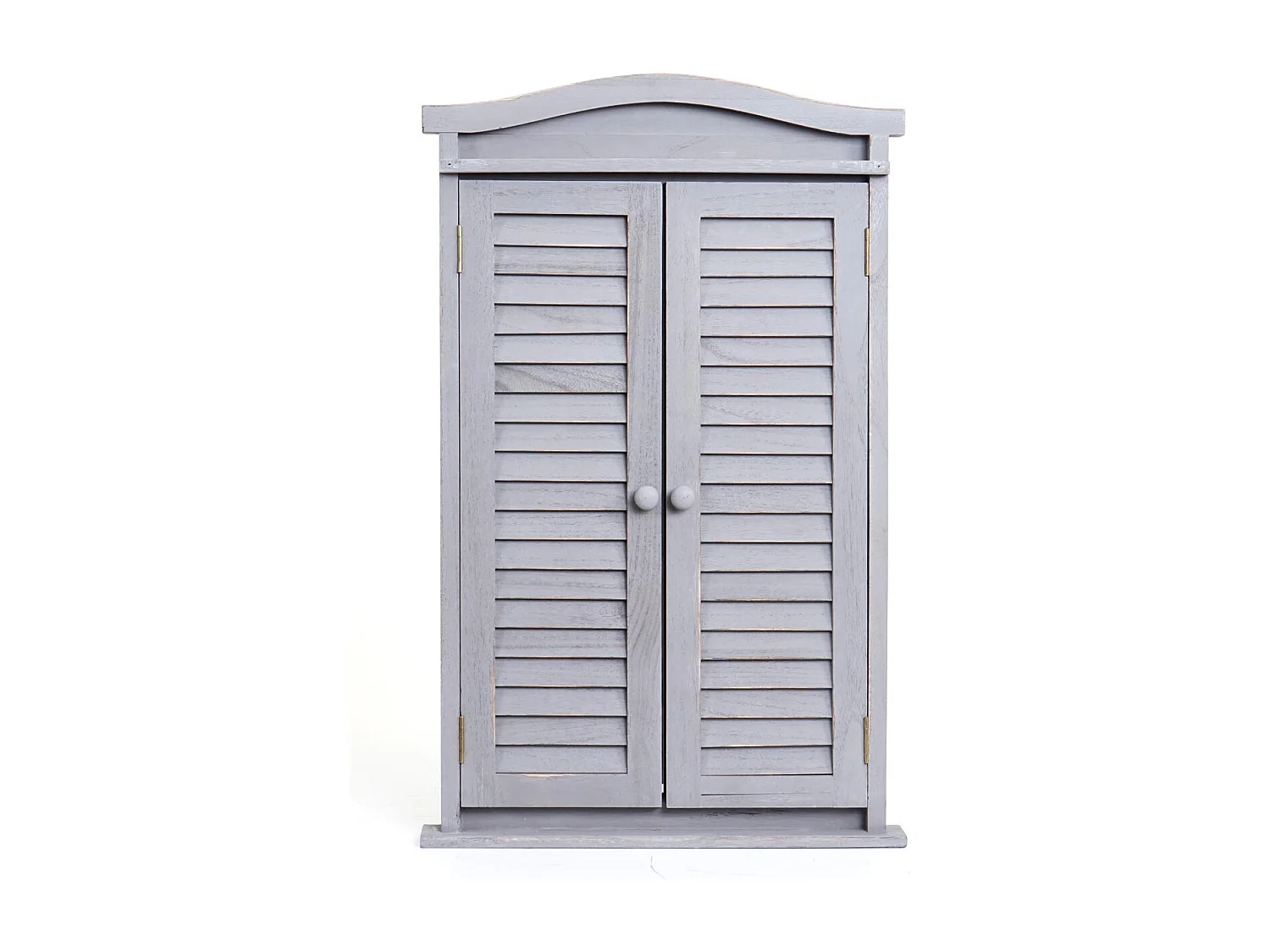 Miroir mural avec volets bois marron 55 x 14 x 82 cm 04_0007889