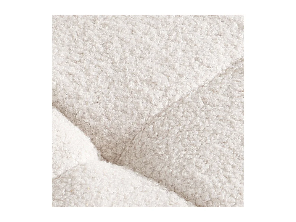 Home Deluxe - Teddy Canapé Bouclé COMO - 236 x 68 cm | Couleur Beige