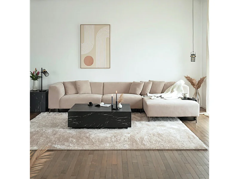 Home Deluxe Canapé d'angle TORINO droite