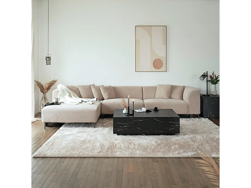 Home Deluxe Canapé d'angle TORINO Gauche