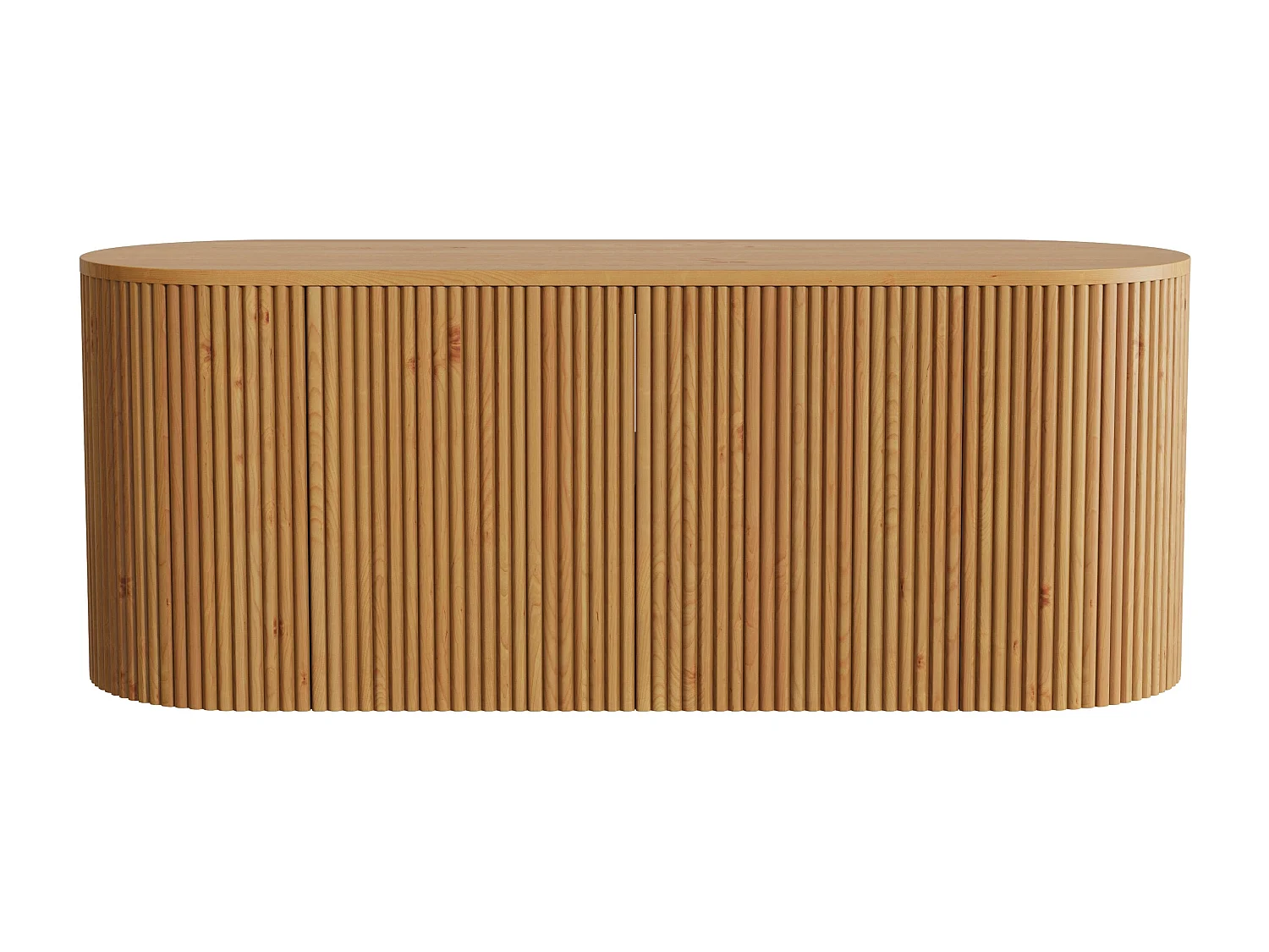 Meuble sous vasque suspendu en teck – Naturel clair – 150 cm - TOWARI