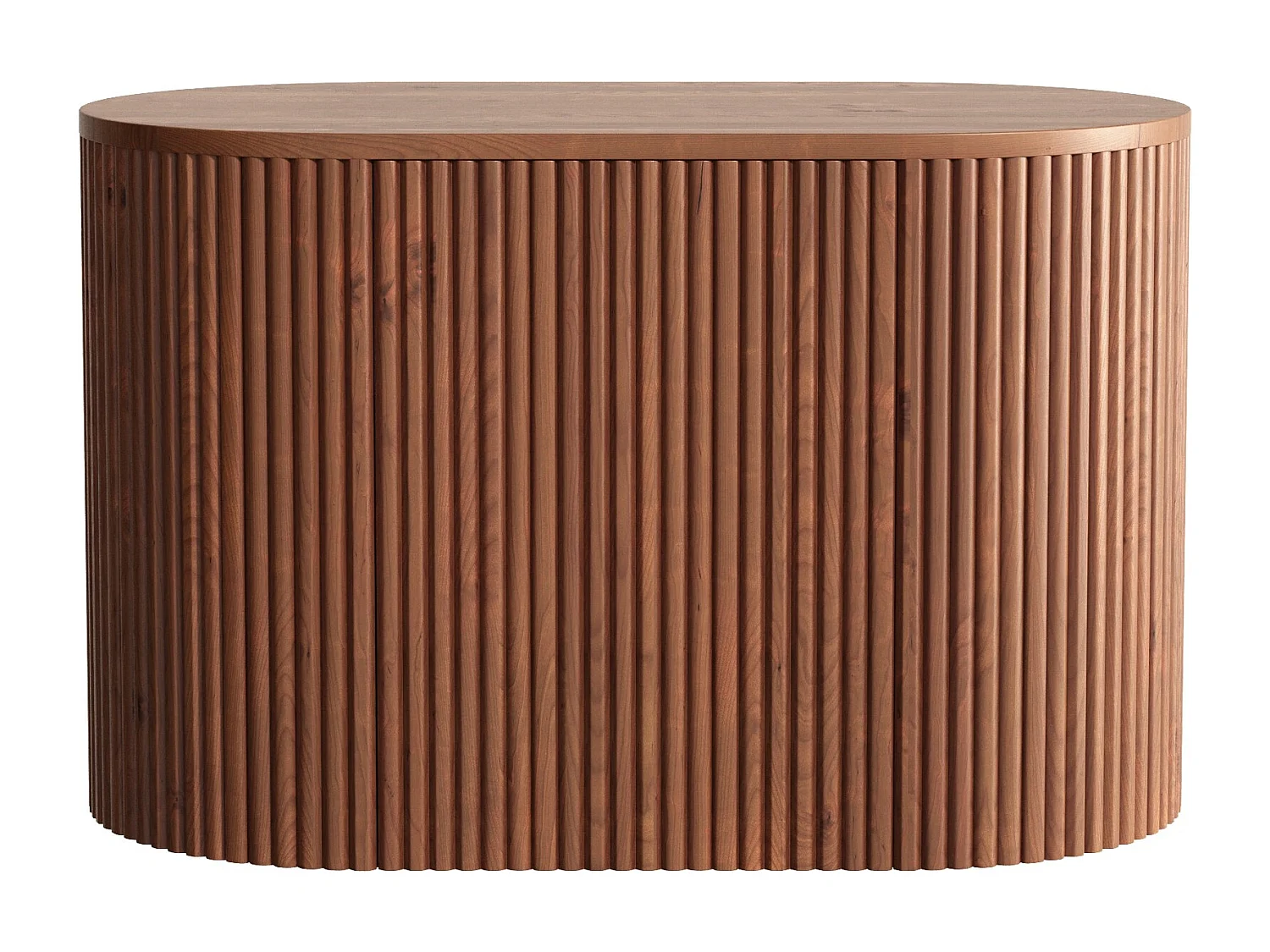 Meuble sous vasque suspendu en teck – Naturel foncé – 90 cm - TOWARI