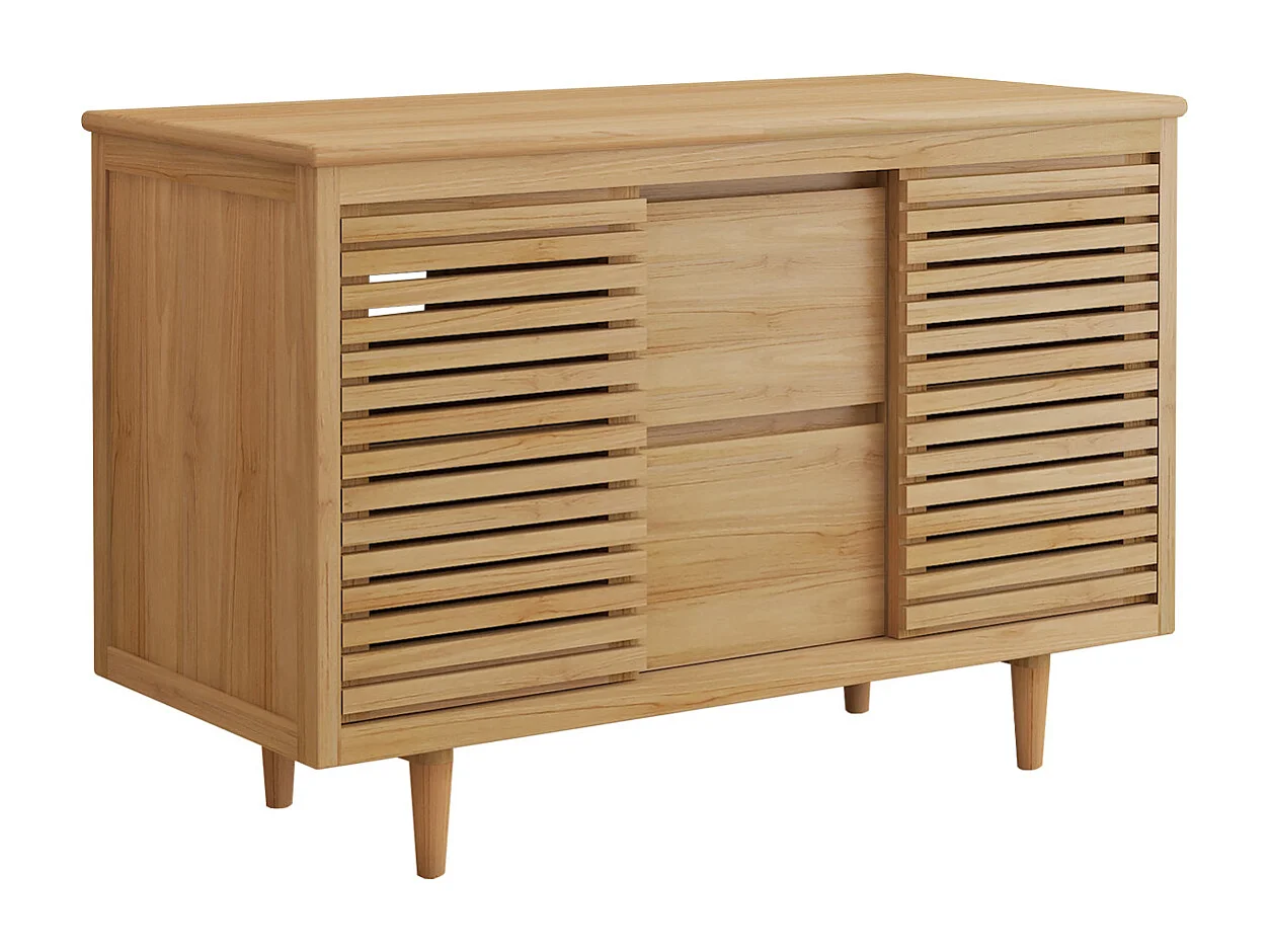 Móvel para lavatório com pés em teca - 120 cm - TORAJA