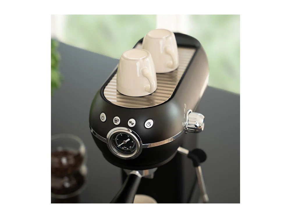 Home Deluxe Machine à café espresso à filtre EXQUISITE - Noir mat