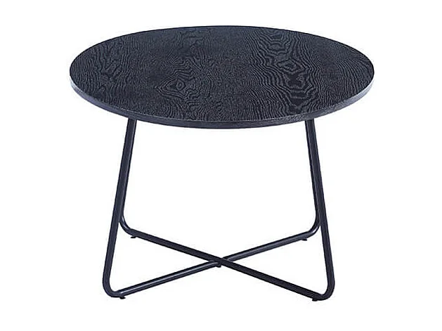 Home Deluxe - Table basse ovale NOVARIS 110 x 66 x 47 cm - Dark Oak