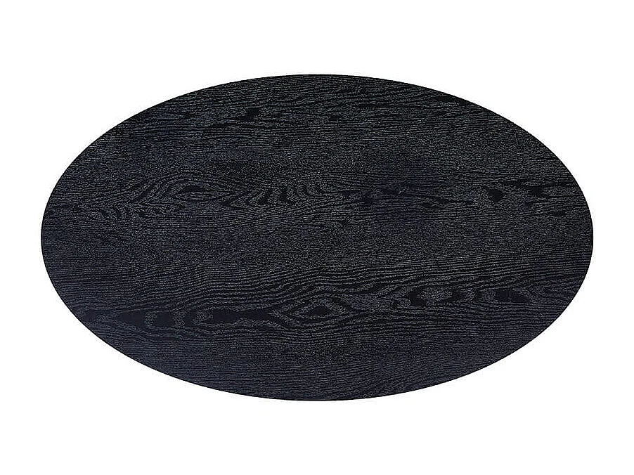 Home Deluxe - Table basse ovale NOVARIS 110 x 66 x 47 cm - Dark Oak