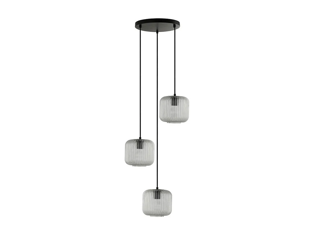 Home Deluxe Lampe à suspendre en verre LILY - Transparent