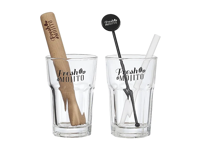 Coffret complet à mojito composé de 12 pièces et ses recettes