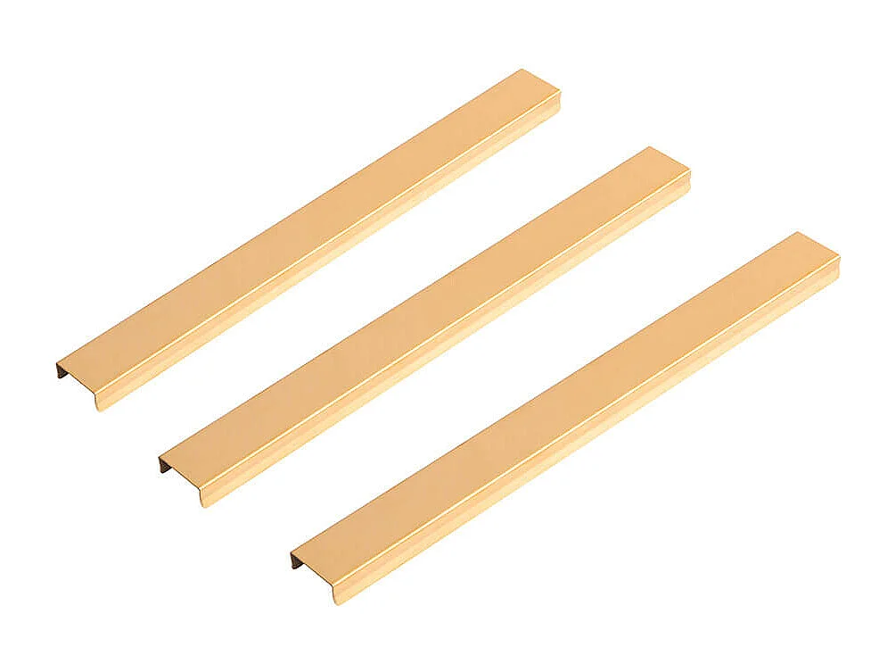 Home Deluxe Plinthe décorative pour panneau acoustique Lot de 3 - Or 30 cm