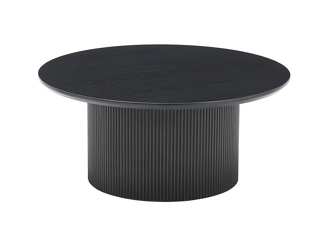 Table basse ronde ADELINA Dark Oak