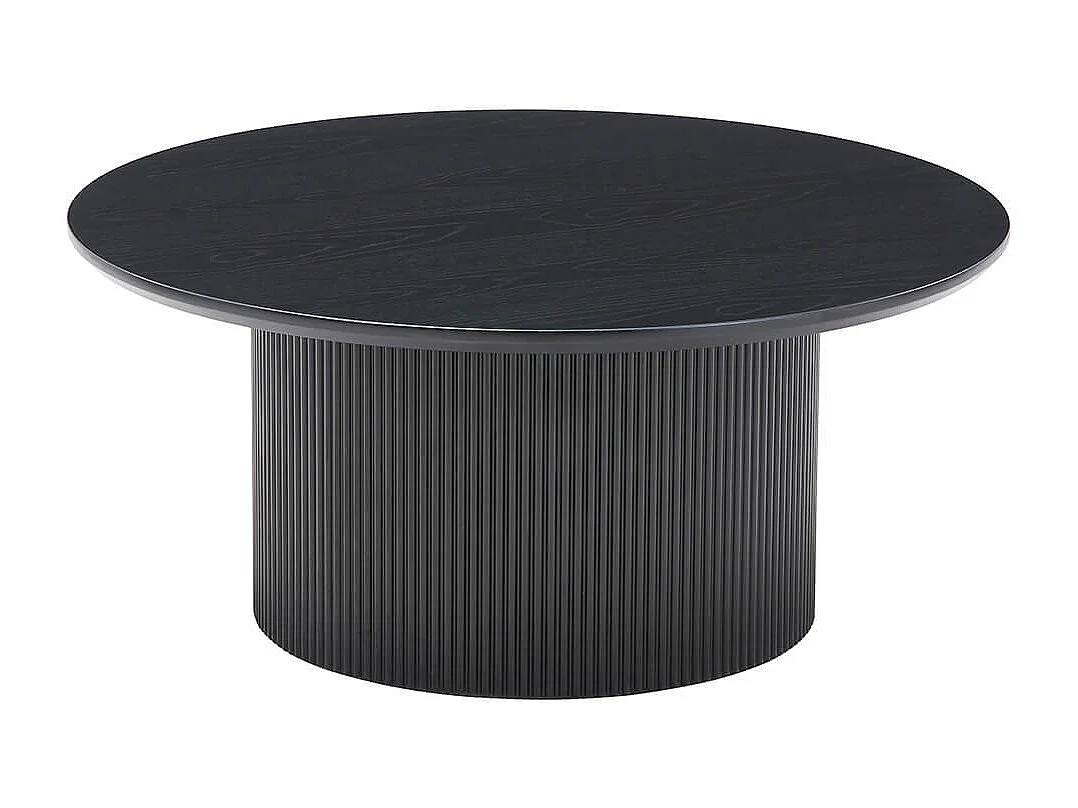 Table basse ronde ADELINA Dark Oak