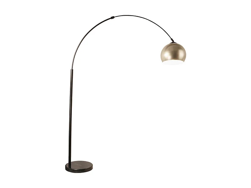 Home Deluxe Lampe à arc en métal TALIA - Or