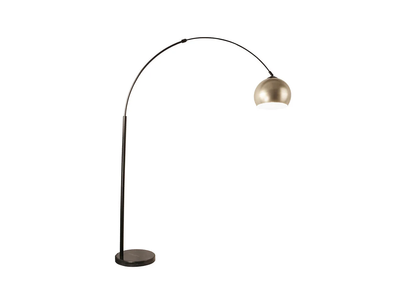 Home Deluxe Lampe à arc en métal TALIA - Or