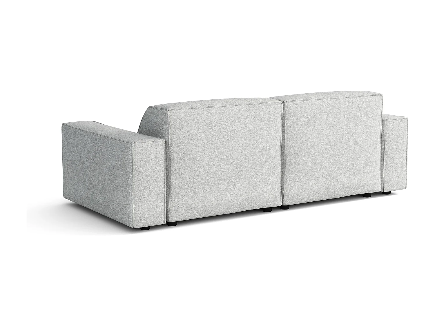 Canapé Cursal 2 places 204x102x70 cm gris clair Raven 6