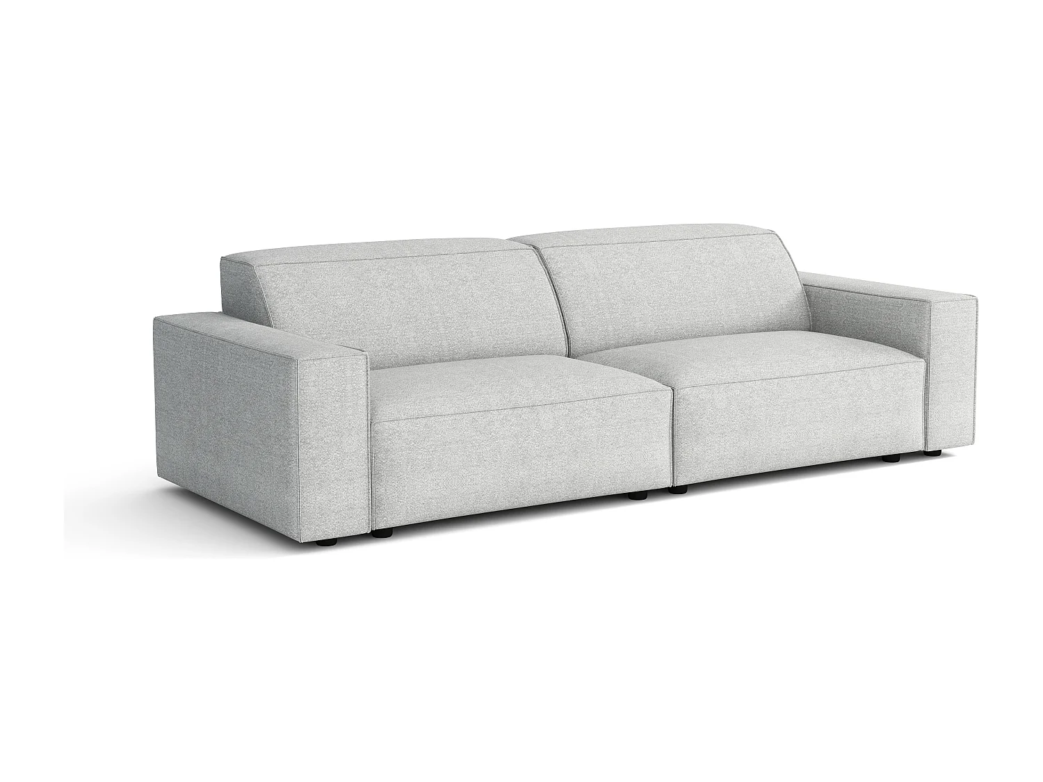 Cursal sofa 3 osobowa  244x102x70 cm jasno szary Raven 6
