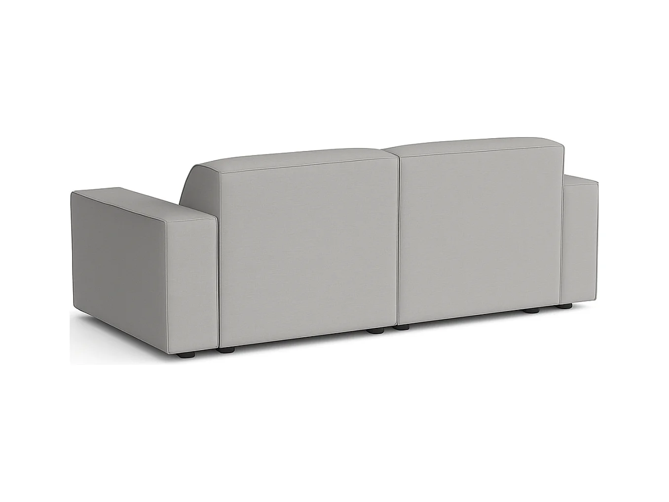 Canapé Cursal 2 places 204x102x70 cm gris Raven 7