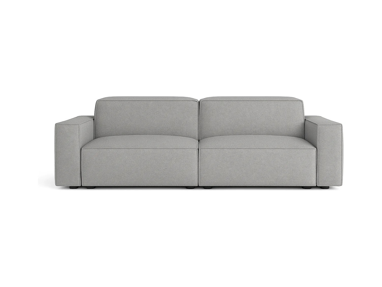 Canapé Cursal 3 places 244x102x70 cm gris Raven 7