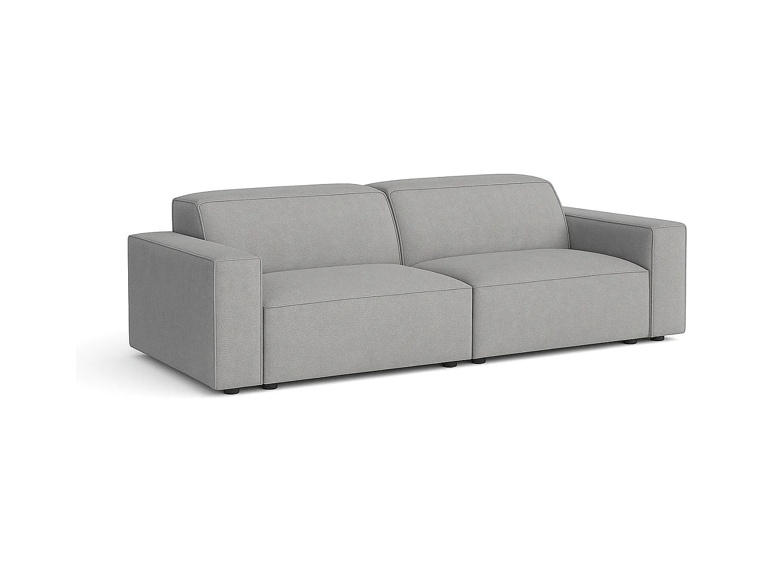 Canapé Cursal 3 places 244x102x70 cm gris Raven 7