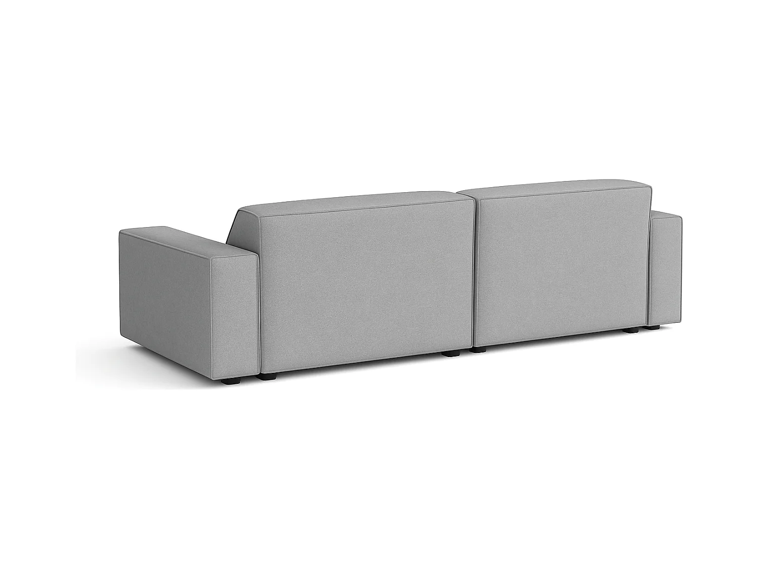 Canapé Cursal 3 places 244x102x70 cm gris Raven 7