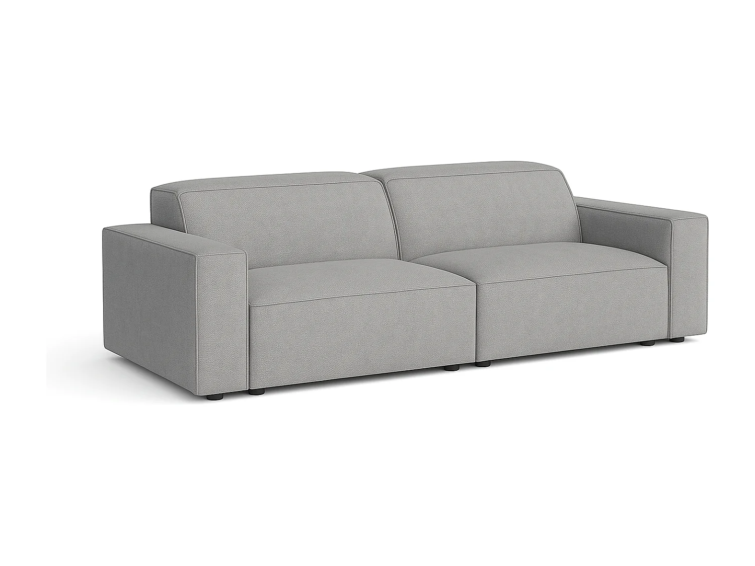 Canapé Cursal 3 places 244x102x70 cm gris Raven 7