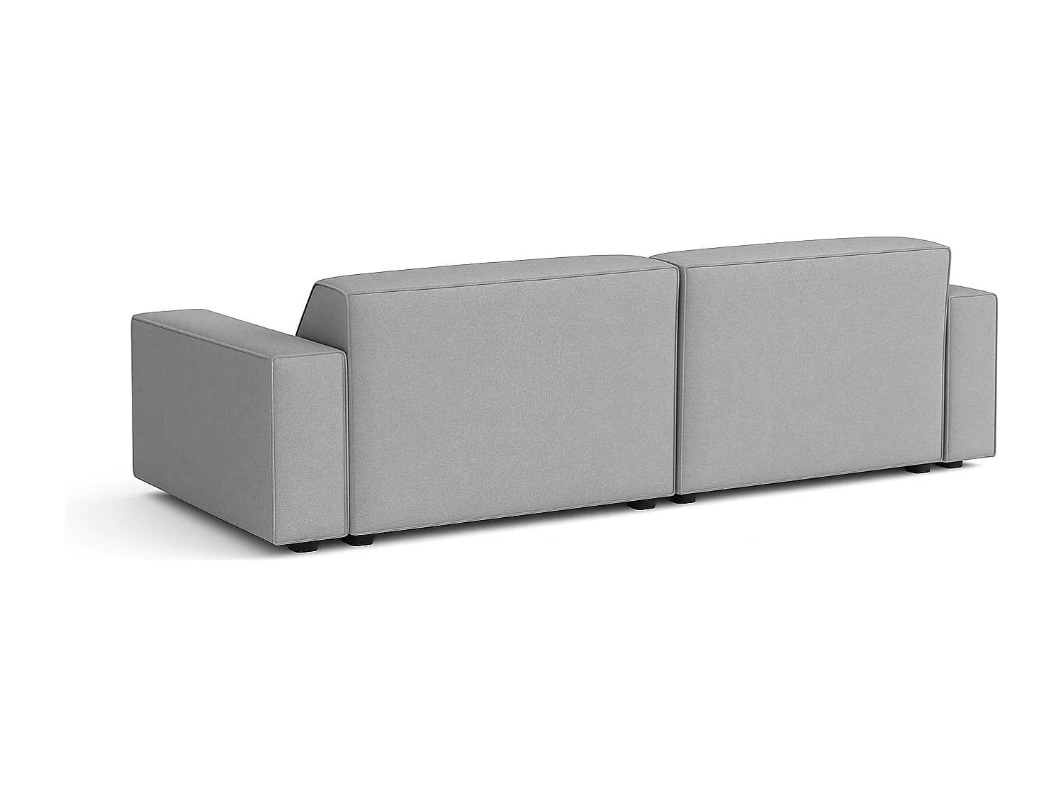 Canapé Cursal 3 places 244x102x70 cm gris Raven 7