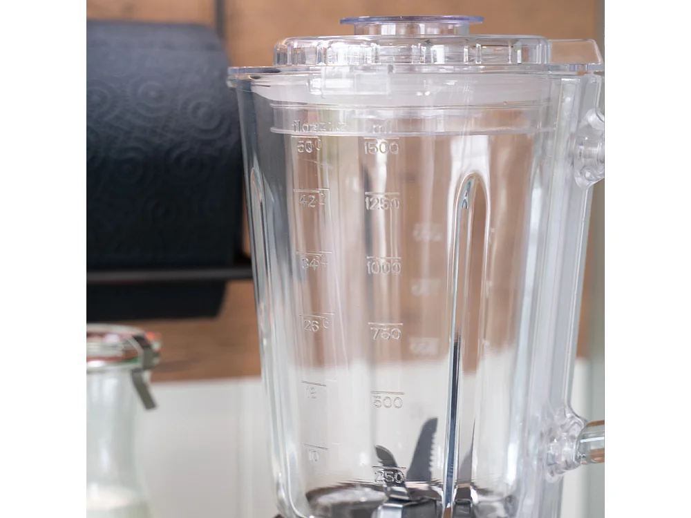 Home Deluxe Mixeur sur socle GRANDE - Noir mat