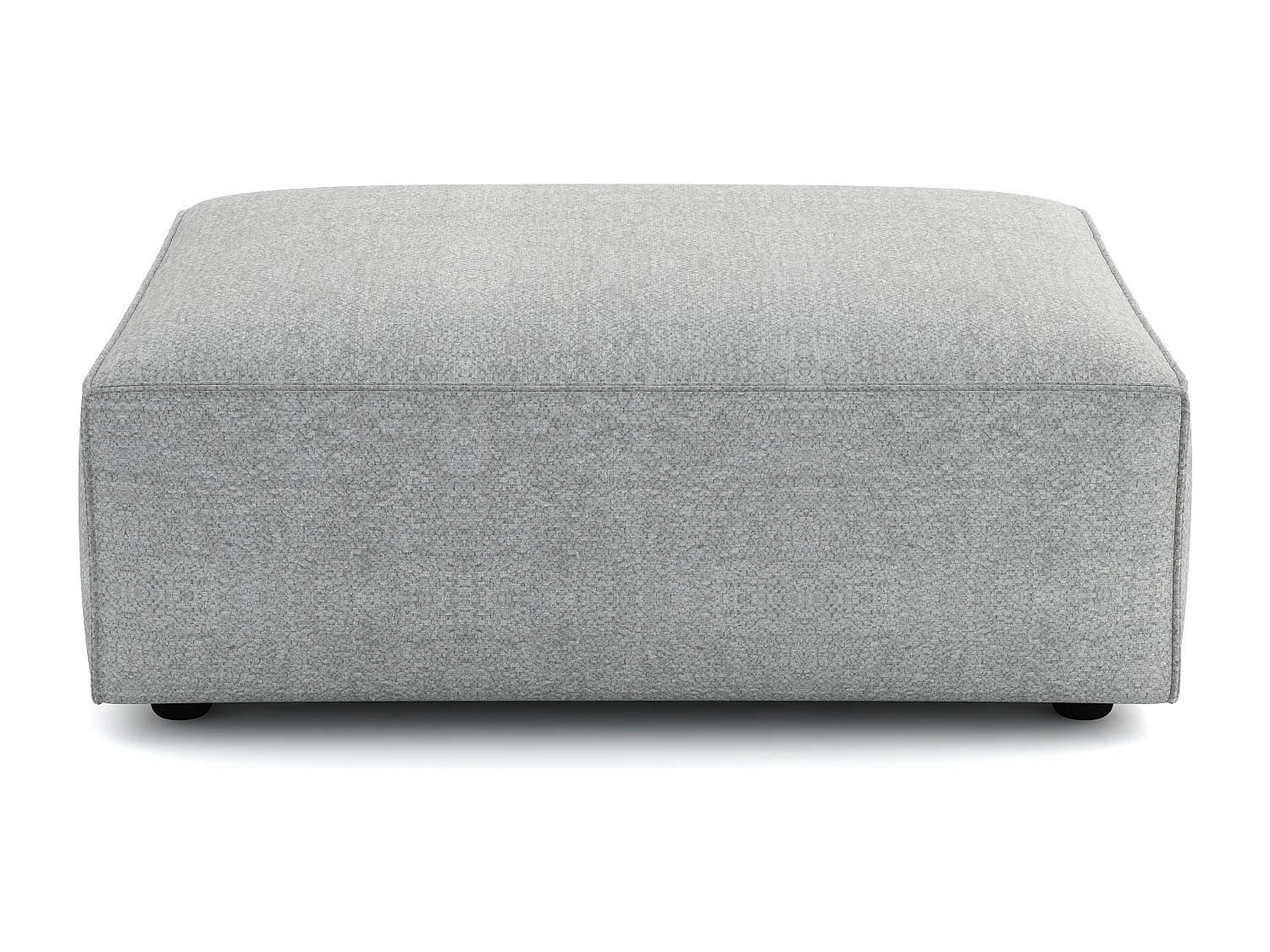 Pouf Cursal – 80 x 102 x 40 cm,  gris clair Raven 6, design moderne