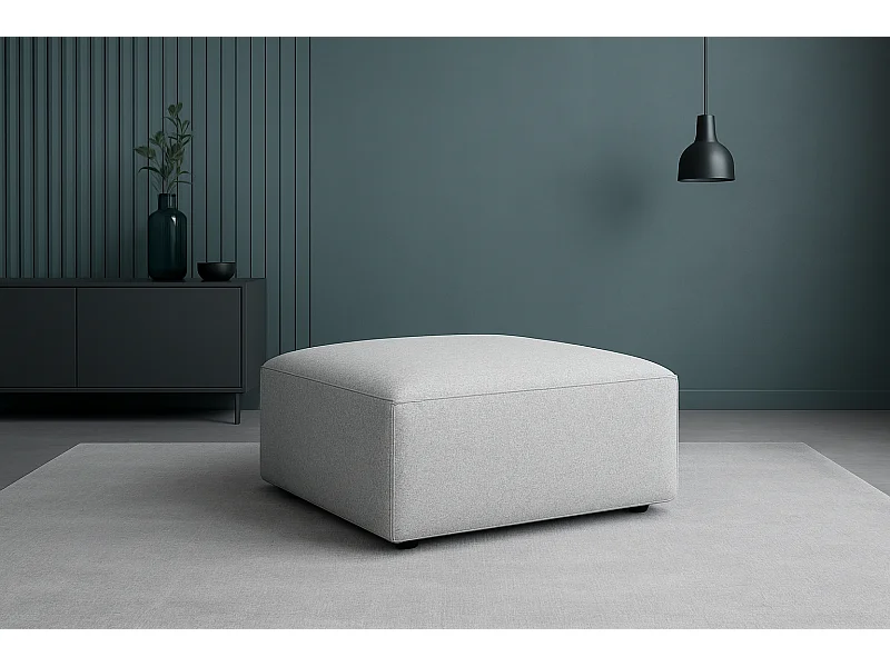 Pufa Cursal – 80 x 102 x 40 cm, jasno szary Raven 6, nowoczesny design