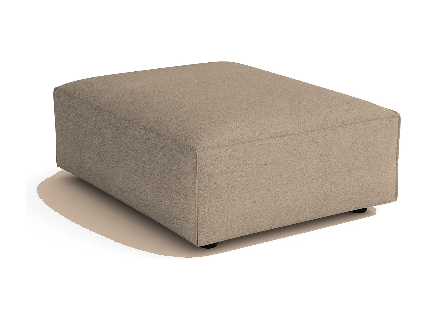 Pouf Cursal – 80 x 102 x 40 cm,  beige Raven 30 design moderne