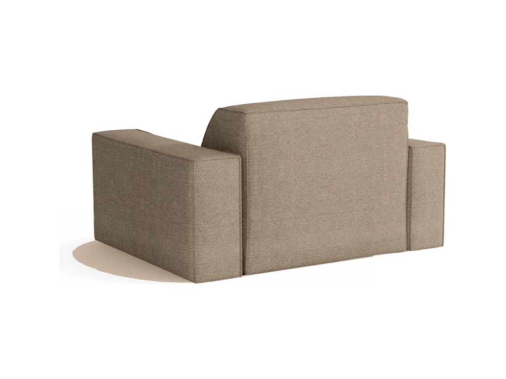 Fauteuil modulaire Cursal – 124 x 102 x 70 cm,beige Raven 30, design moderne