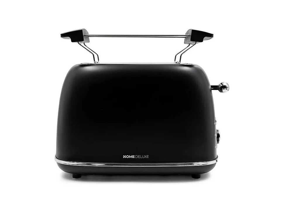 Home Deluxe Grille-pain MAJESTIC - Noir mat