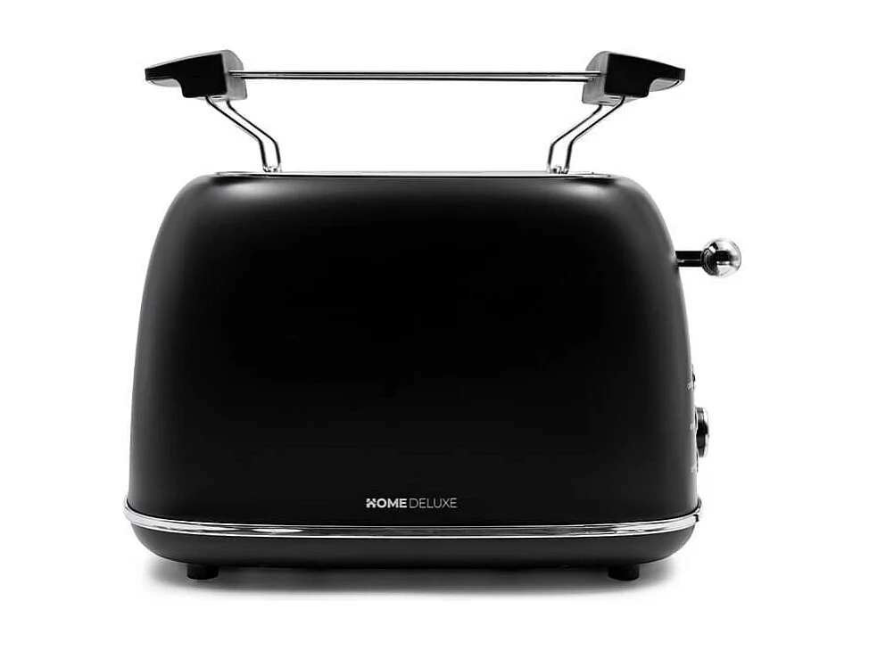 Home Deluxe Grille-pain MAJESTIC - Noir mat