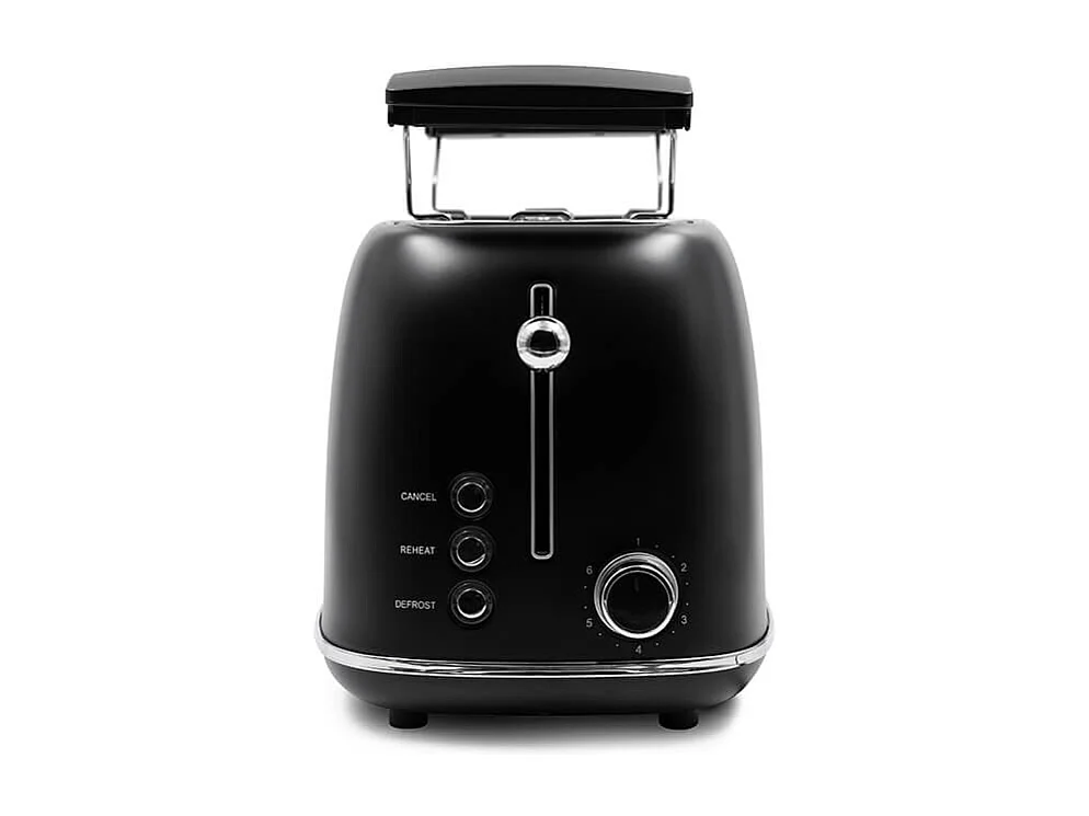 Home Deluxe Grille-pain MAJESTIC - Noir mat