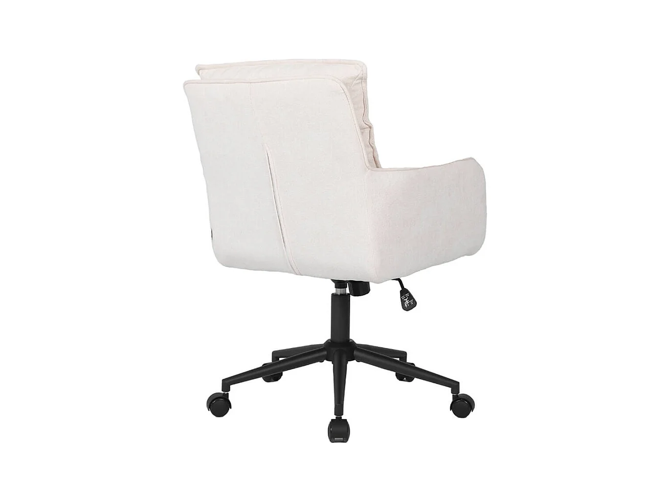 Home Deluxe Chaise de bureau CORA Tissu Beige - réglable en hauteur