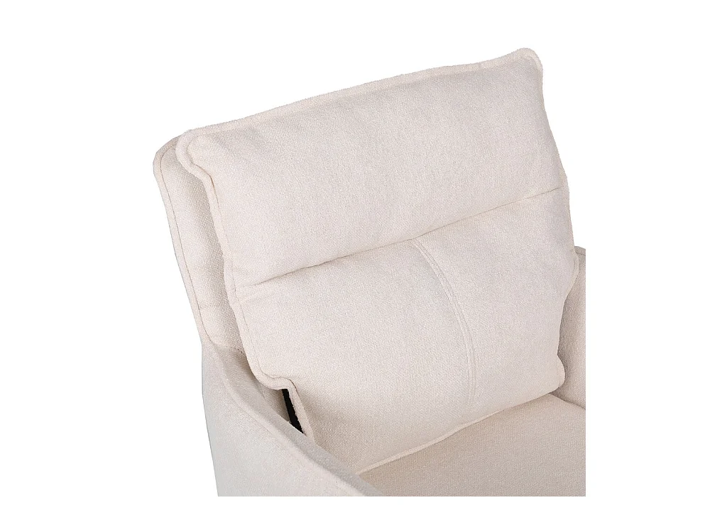 Home Deluxe Chaise de bureau CORA Tissu Beige - réglable en hauteur