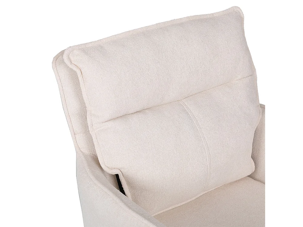 Home Deluxe Chaise de bureau CORA Tissu Beige - réglable en hauteur