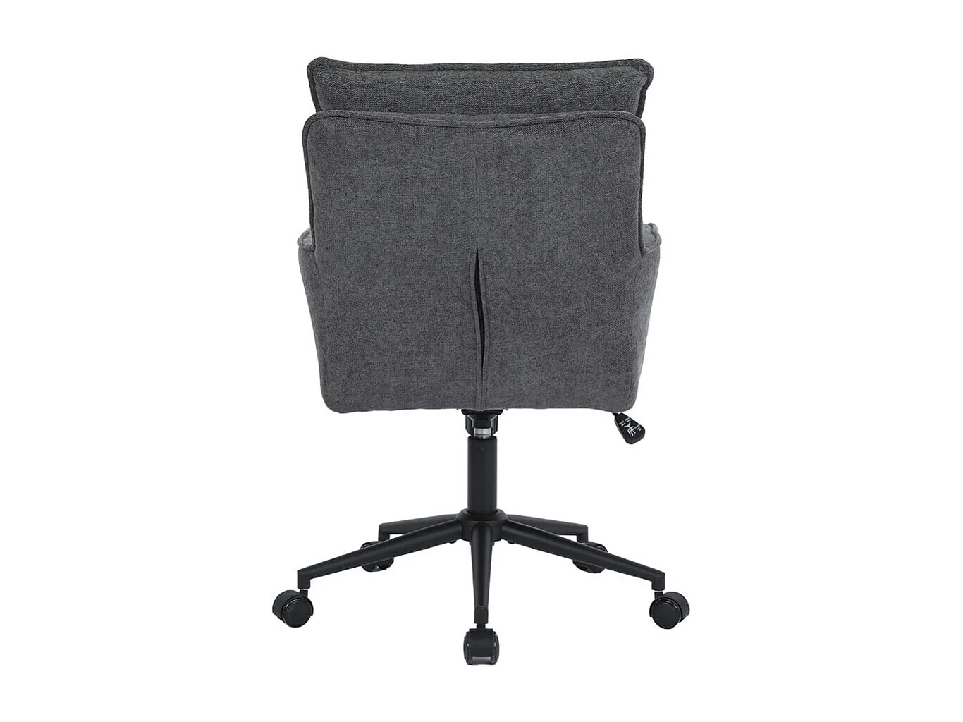 HOME DELUXE Chaise de bureau CORA Tissu Anthracite - Réglable en hauteur