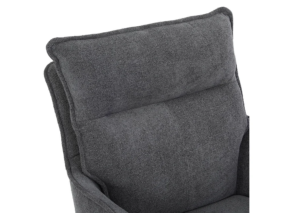 HOME DELUXE Chaise de bureau CORA Tissu Anthracite - Réglable en hauteur