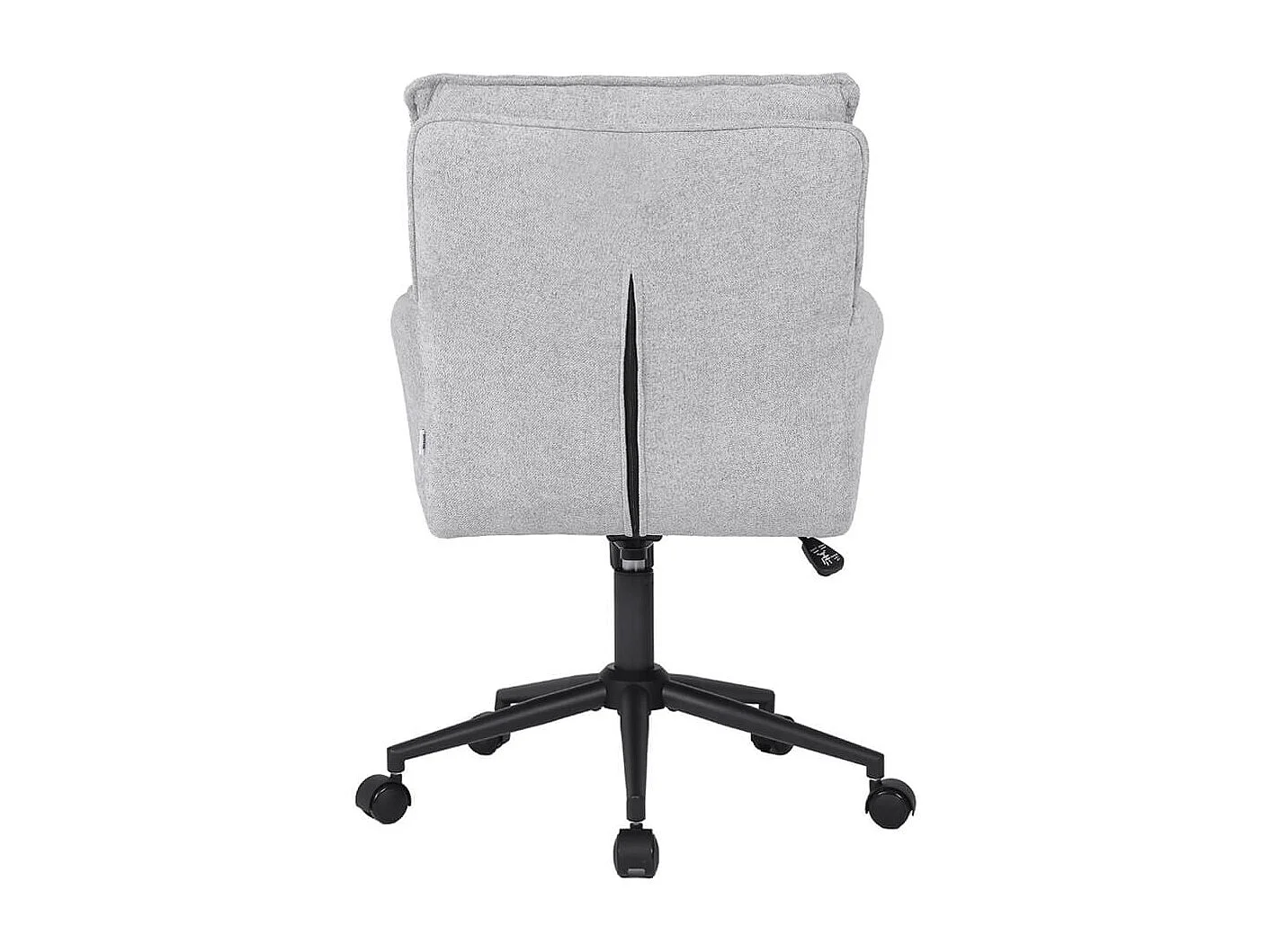 Home Deluxe Chaise de bureau CORA Tissu gris - hauteur réglable