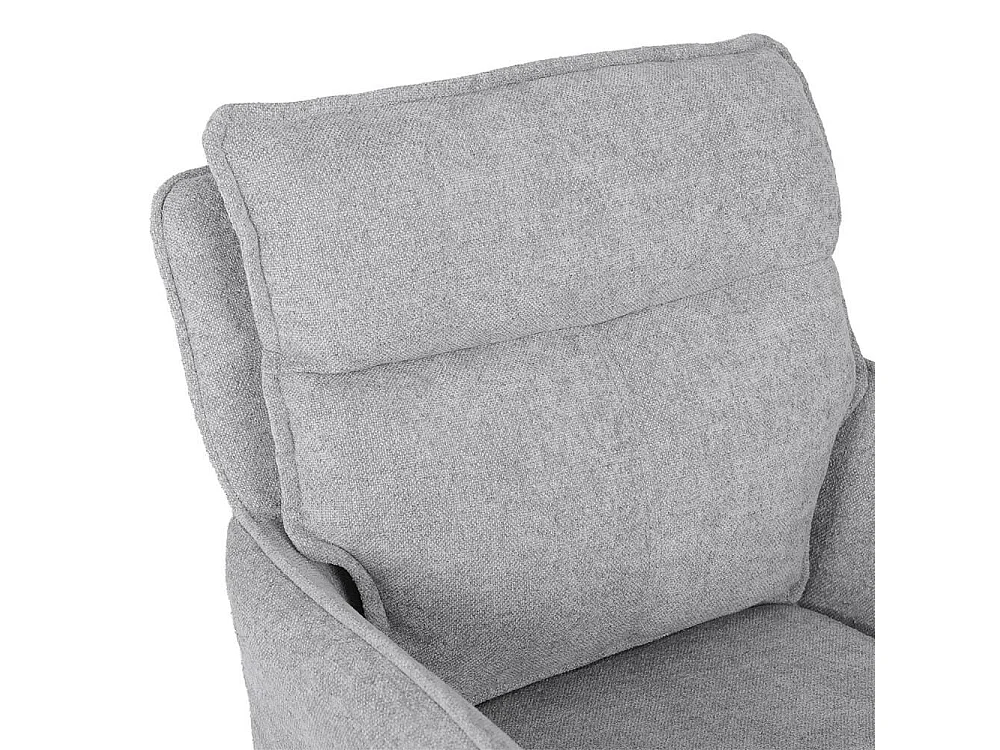 Home Deluxe Chaise de bureau CORA Tissu gris - hauteur réglable