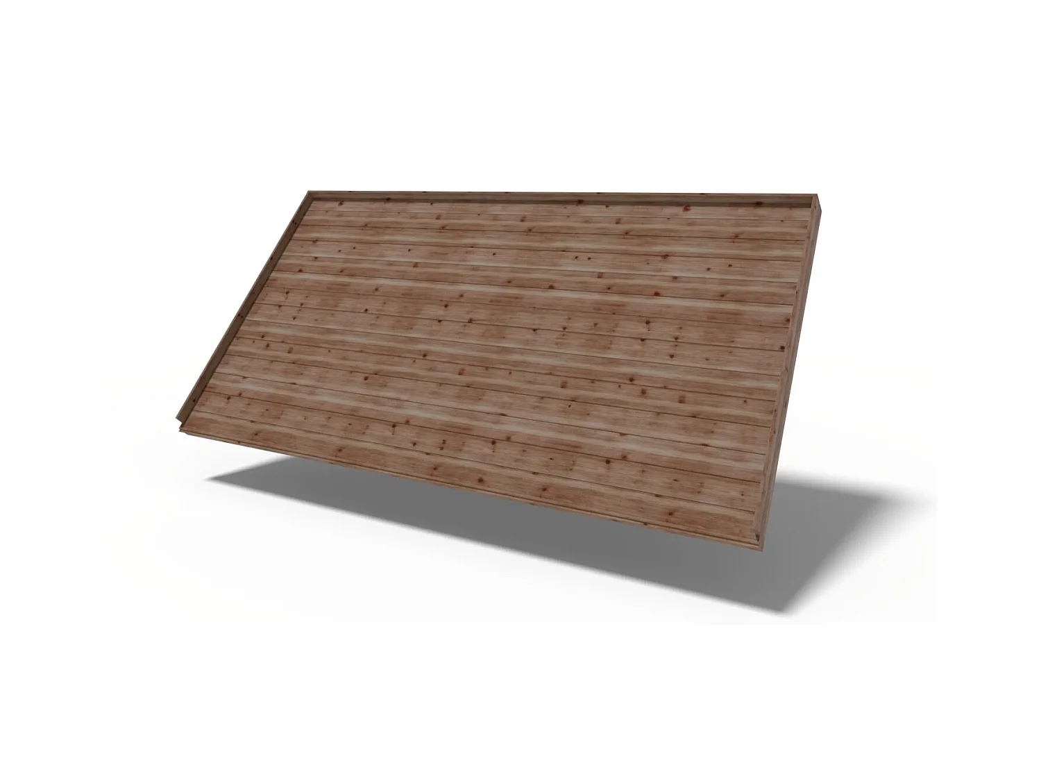 Plancher universel pour abris de jardin - 18 mm - paquet de 3 m2 - Traité - POD05 - ALTANKA