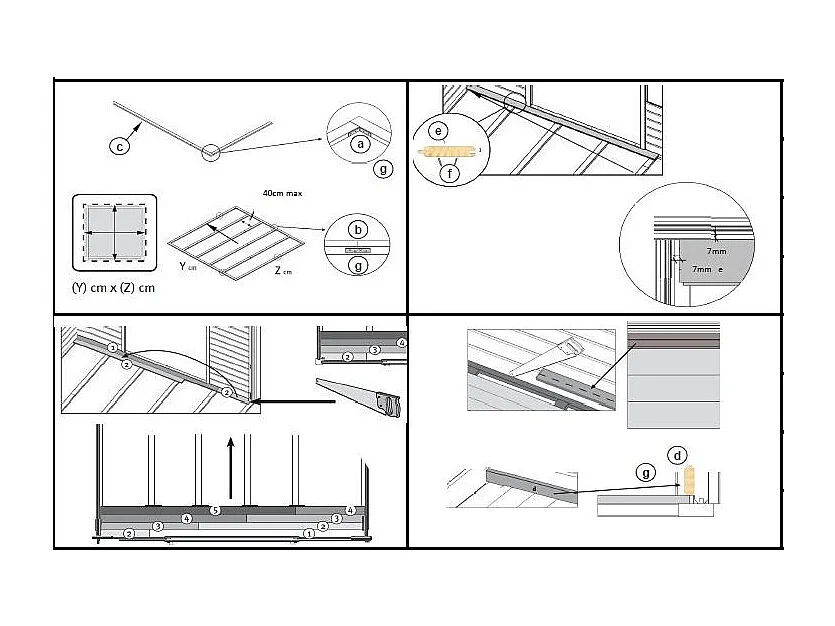 Pavimento universale per casette  18 mm - pacchetto da 3m2 - Impregnato - POD05 - ALTANKA