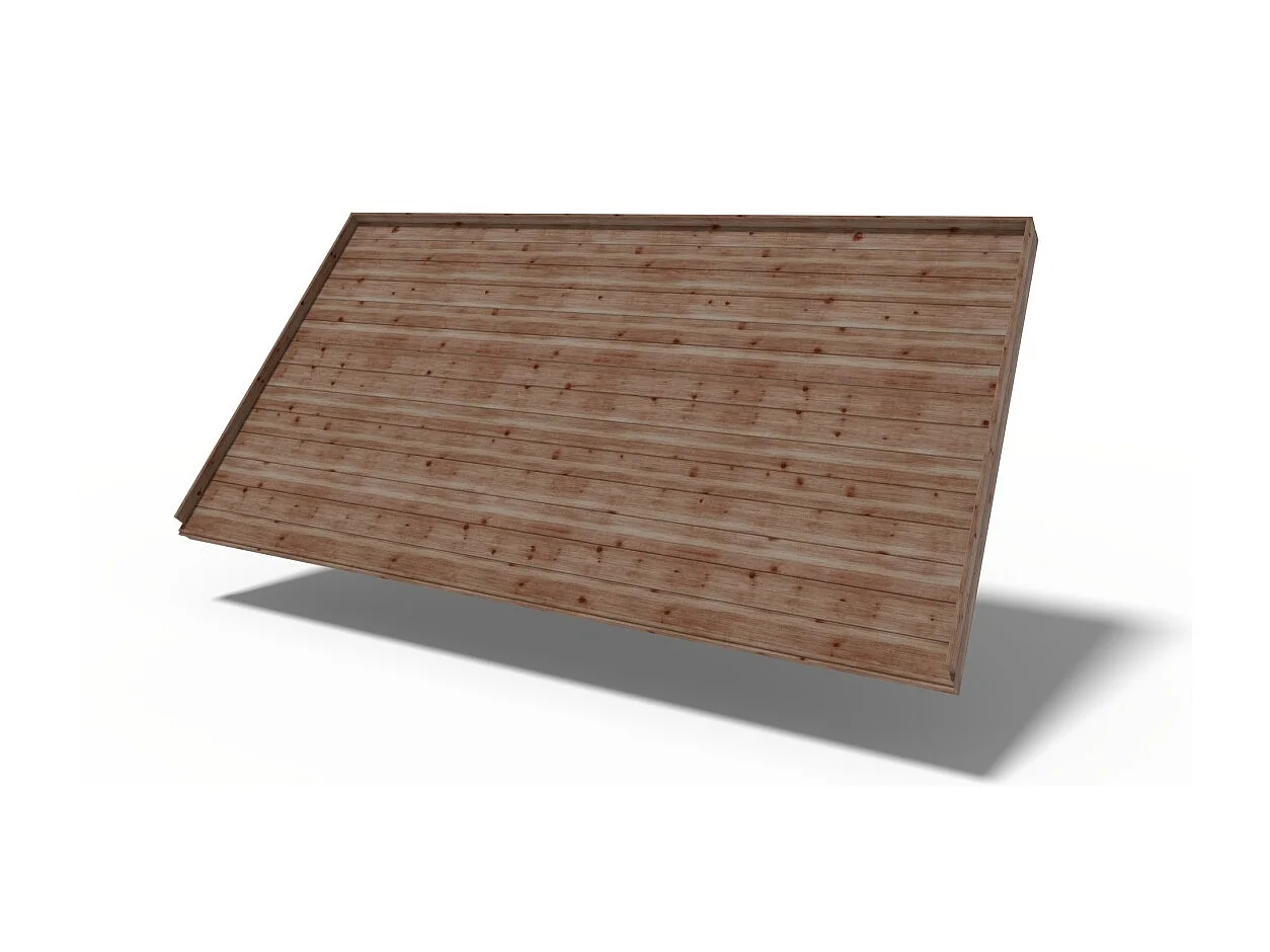Plancher universel pour abris de jardin - 18 mm - paquet de 3 m2 - Traité - POD05 - ALTANKA