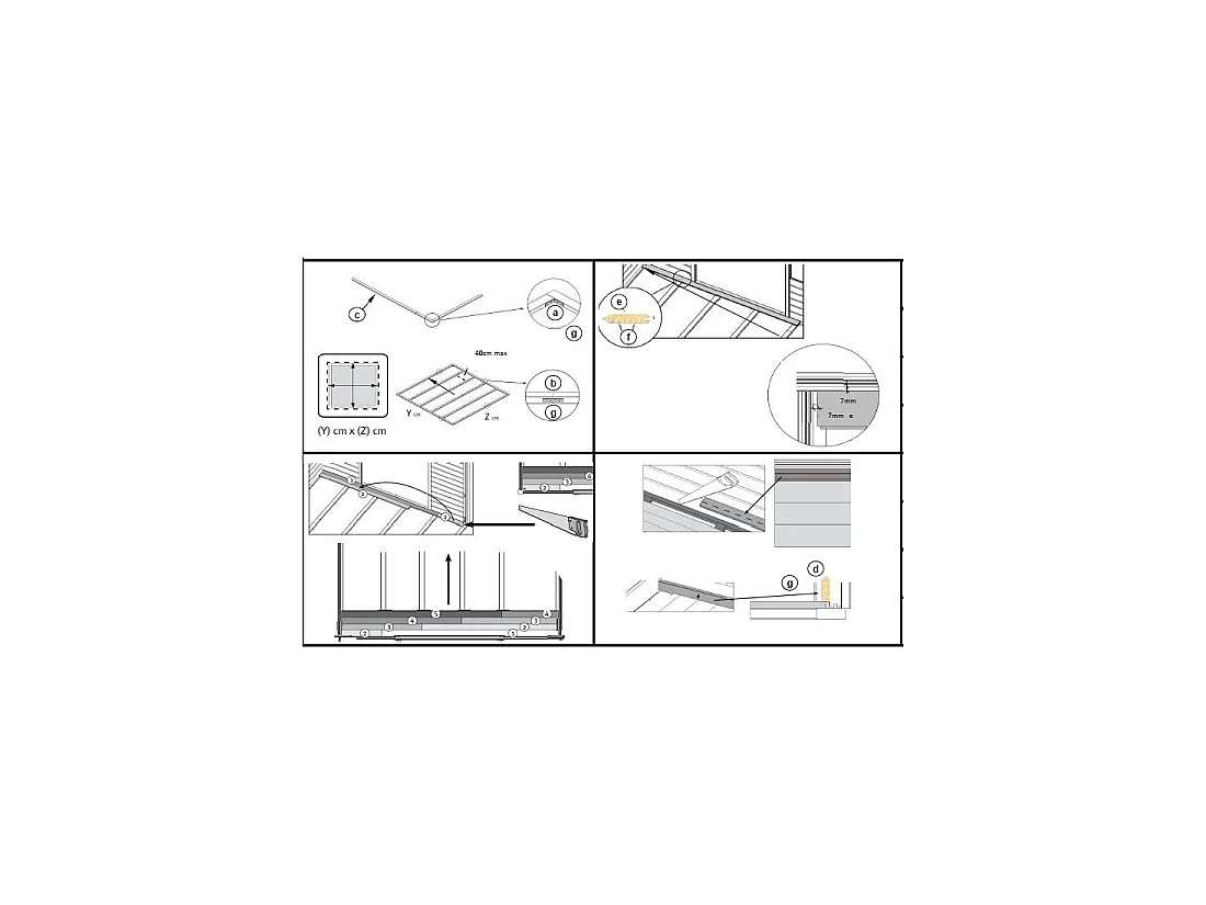 Pavimento universale per casette  18 mm - pacchetto da 3m2 - Impregnato - POD05 - ALTANKA