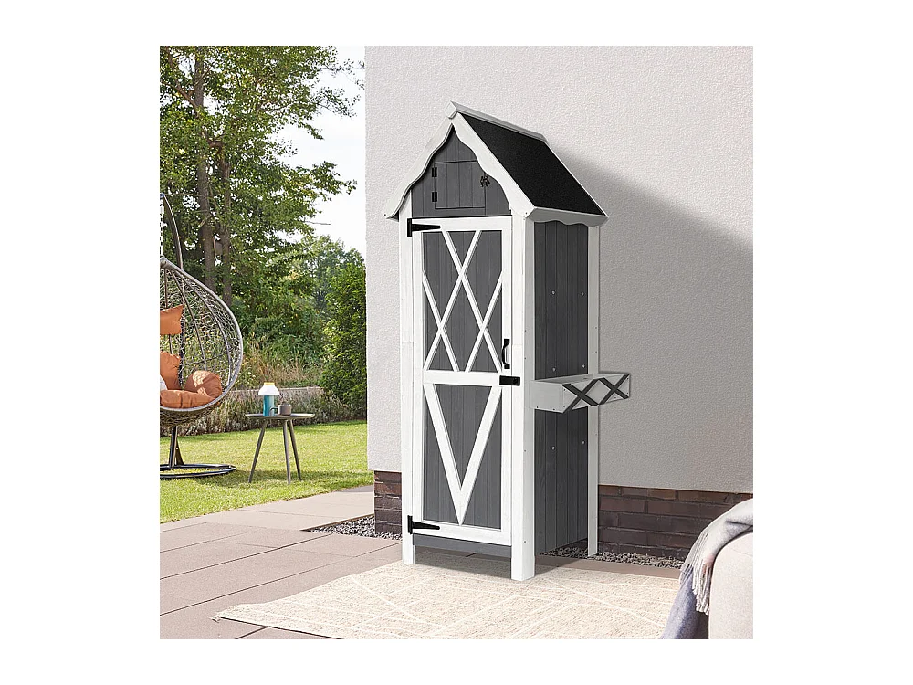 Home Deluxe Armoire de jardin en bois YANA - XL