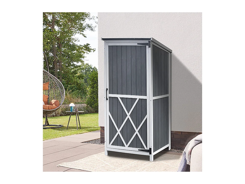 Home Deluxe Armoire de jardin en bois YANA - L