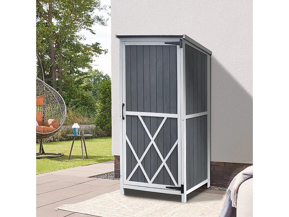 Home Deluxe Armoire de jardin en bois YANA - L